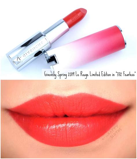 givenchy le rouge 332 fearless|givenchy lipstick reviews.